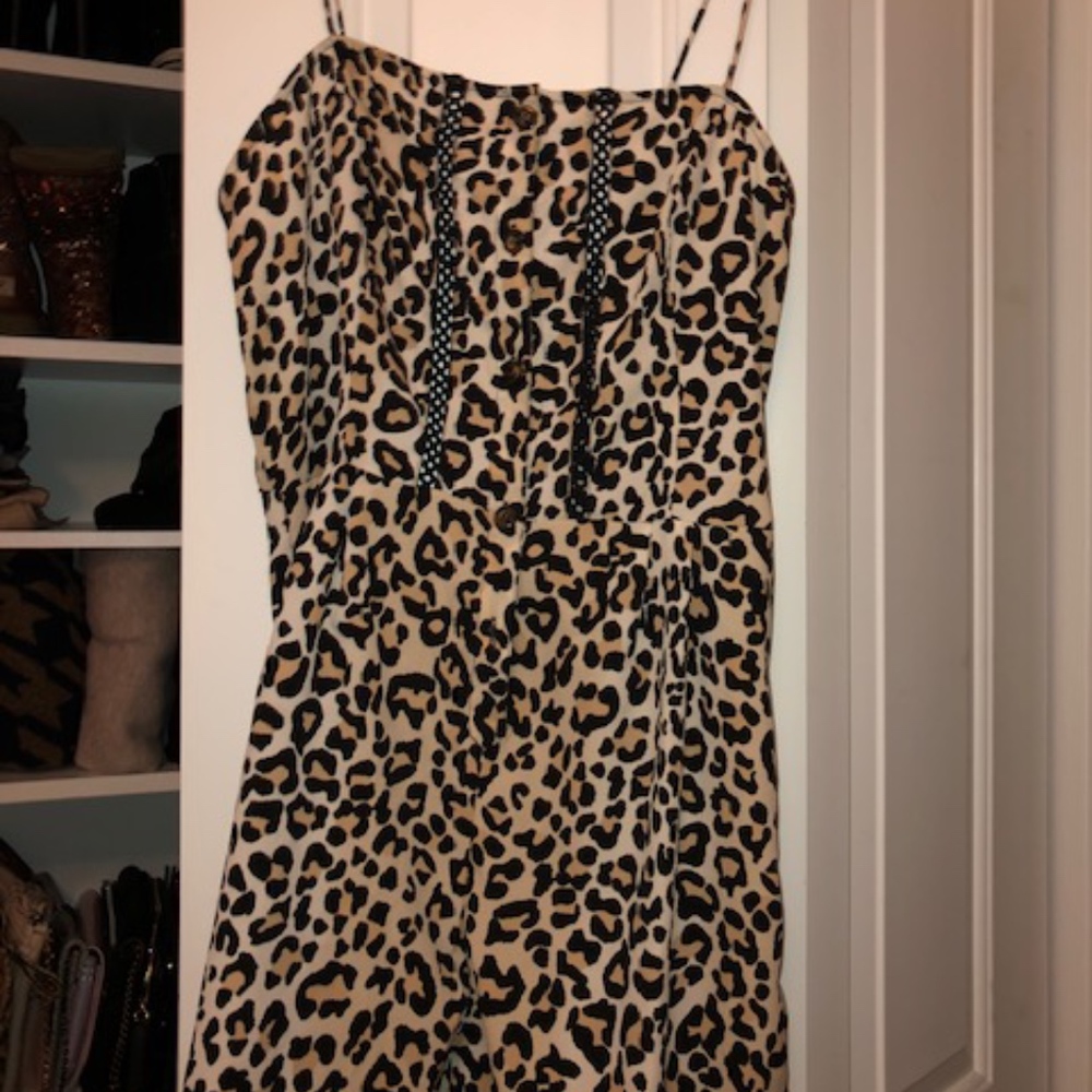 Leopard romper (shorts)